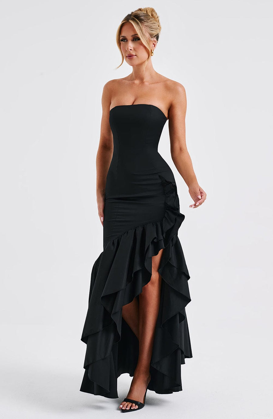 Luvrefashion | Angelina Black Maxi Dress in XS - image 10