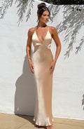Anja Champán Maxi Vestido