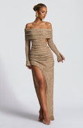 Vestido Midi Adelphia Beige