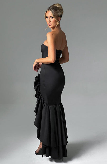 Luvrefashion | Black Angelina Maxi Dress in XS - image 12