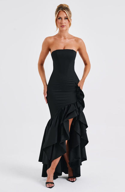 Luvrefashion | Black Angelina Maxi Dress in XS - image 9
