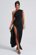 Vestido maxi negro Delaney