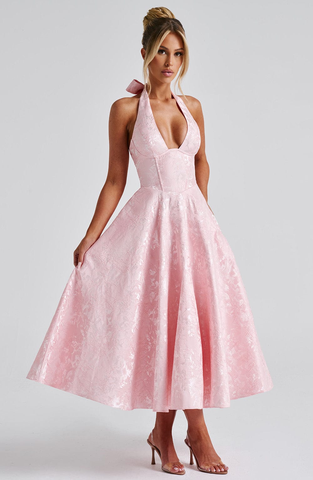 Luvrefashion | Effie Blush Midi Dress in XS - image 6