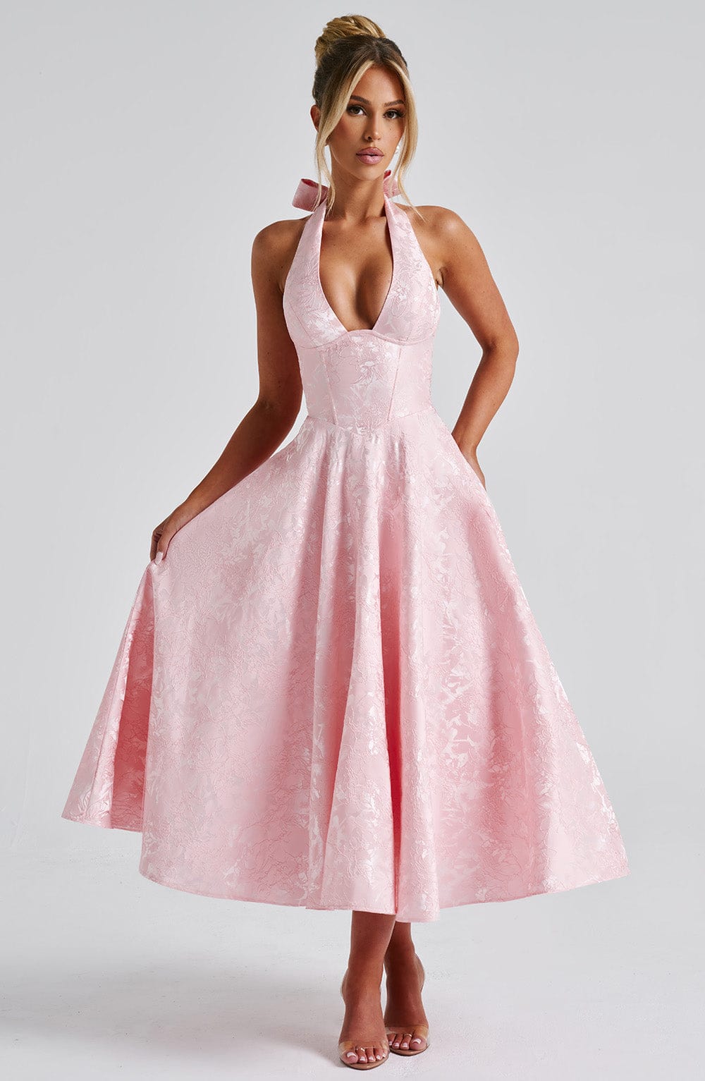Luvrefashion | Effie Blush Midi Dress in XS - image 7