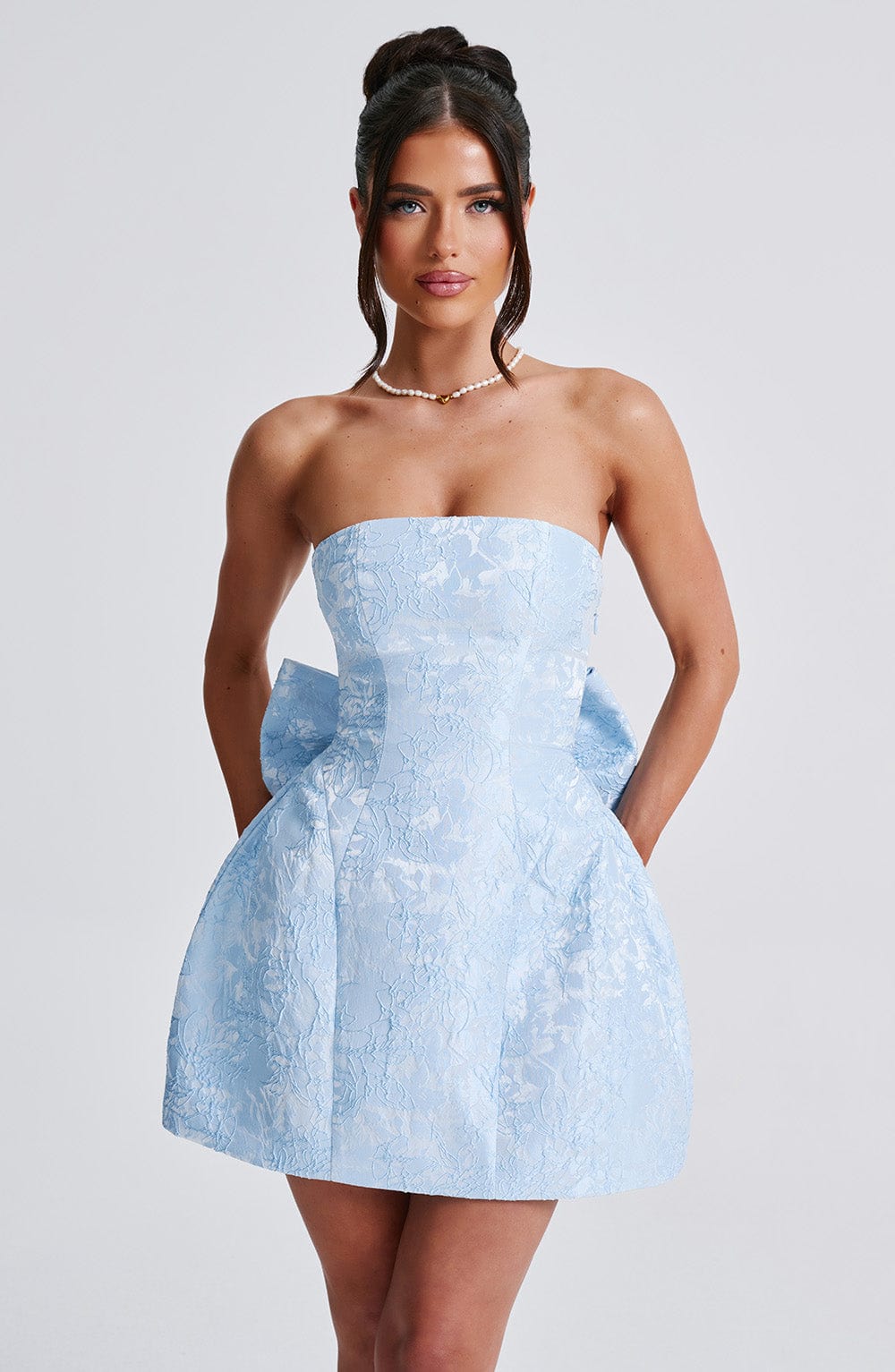 Luvrefashion | Elenora Blue Mini Dress in XS - image 10