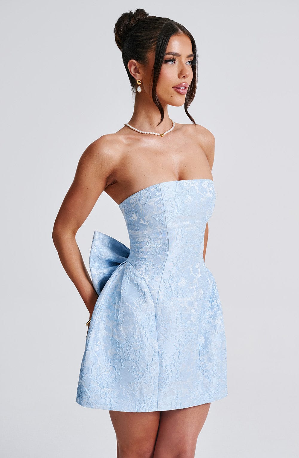 Luvrefashion | Elenora Blue Mini Dress in XS - image 8