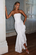 Vestido largo Angelina color marfil