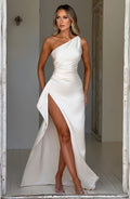Vestido largo Ariel de color marfil