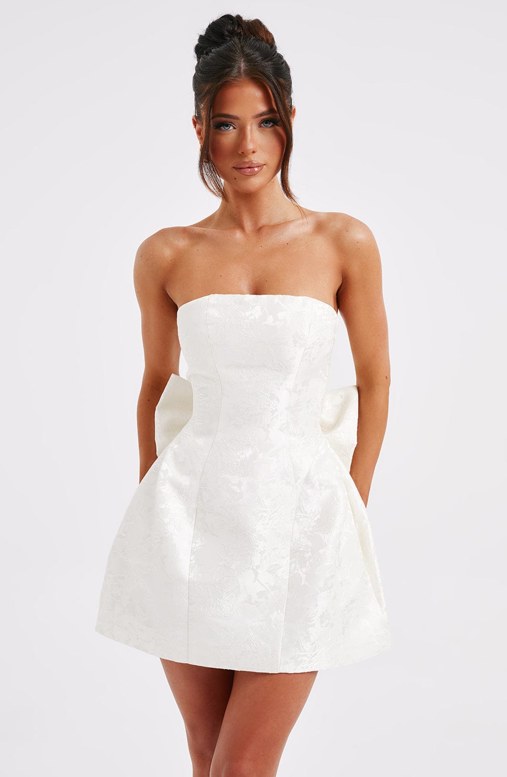 Luvrefashion | Ivory Elenora Mini Dress in XS - image 8