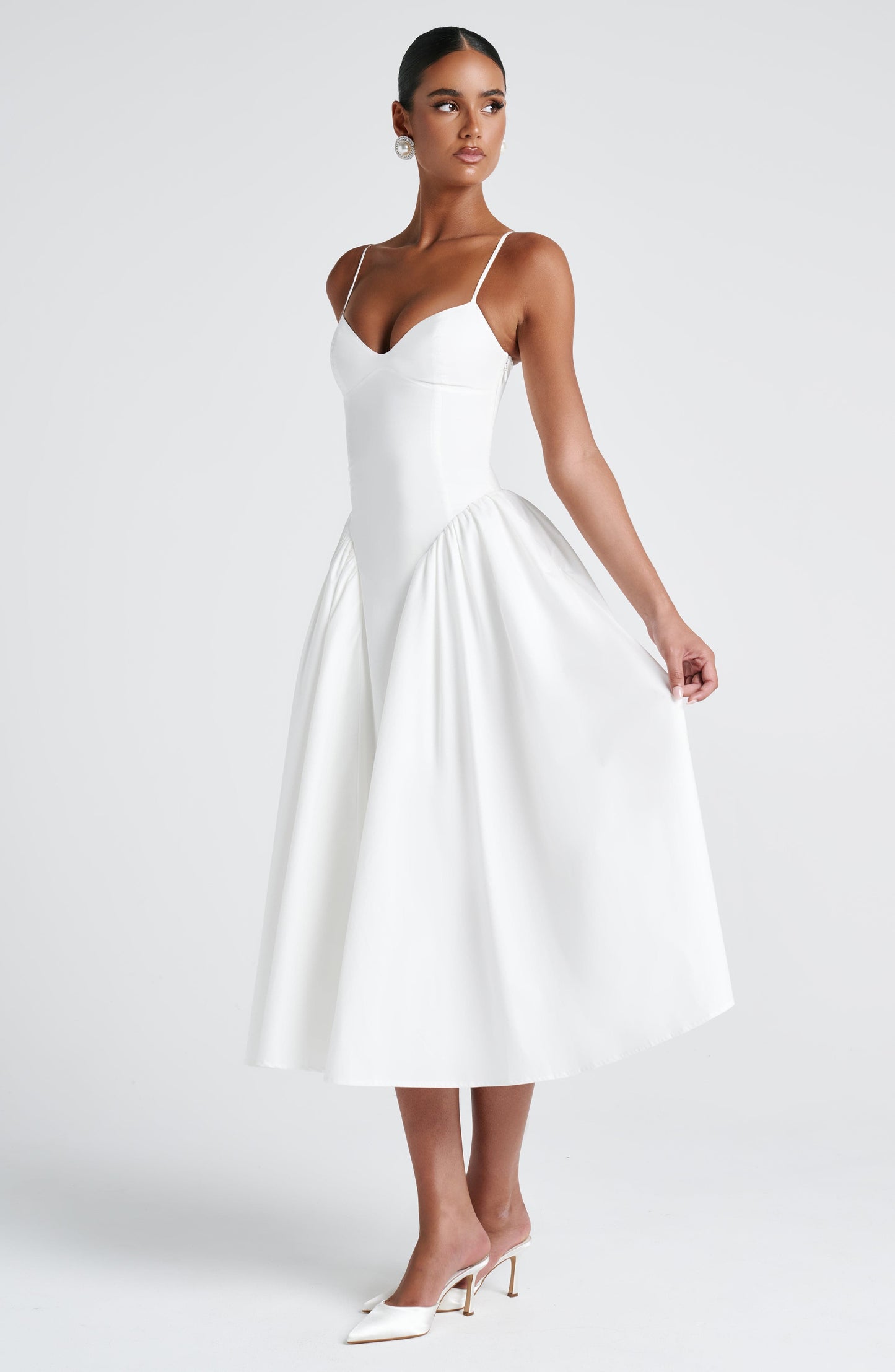 Luvrefashion | Ivory Emerson Midi Dress in XS - image 6