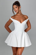 Minivestido Marla de color marfil