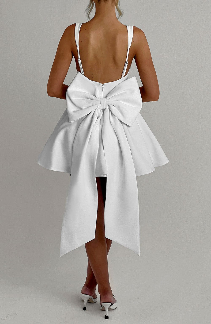 Luvrefashion | Ivory Rue Mini Dress in XS - detail view