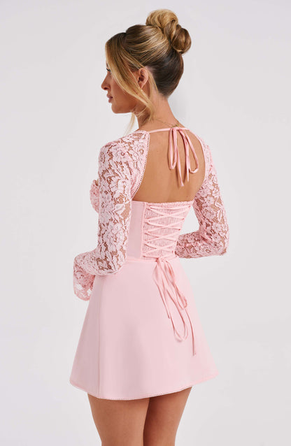 Luvrefashion | Jacinta Blush Mini Dress in XS - image 10