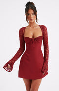 Minivestido rojo Jacinta