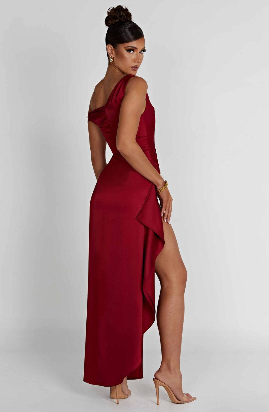 Luvrefashion | Juliene Wine Colored Maxi Dress in XS - image 6