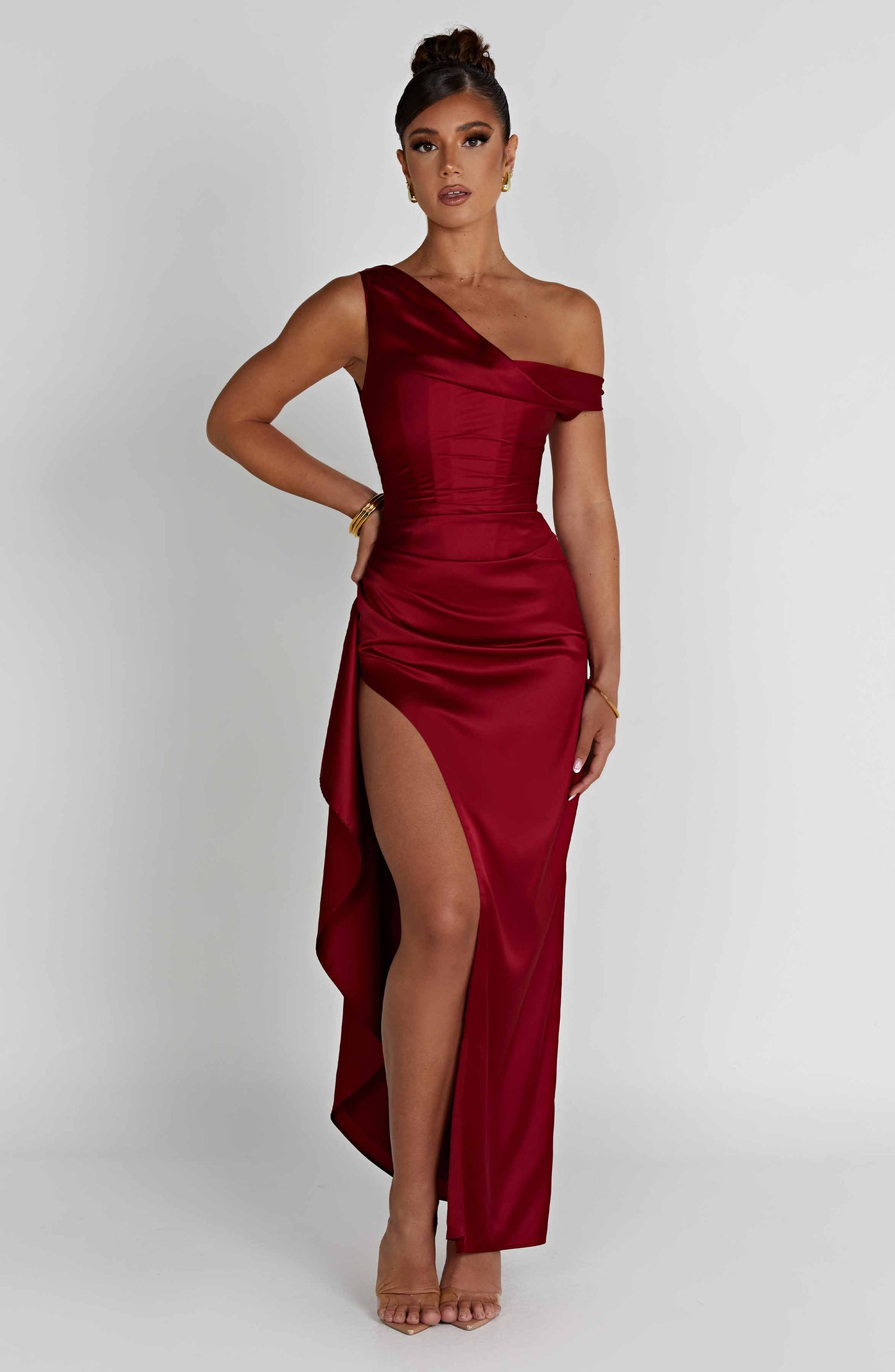 Luvrefashion | Juliene Wine Maxi Dress in XS - image 10