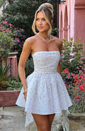 Minivestido con estampado floral Katrina Blush