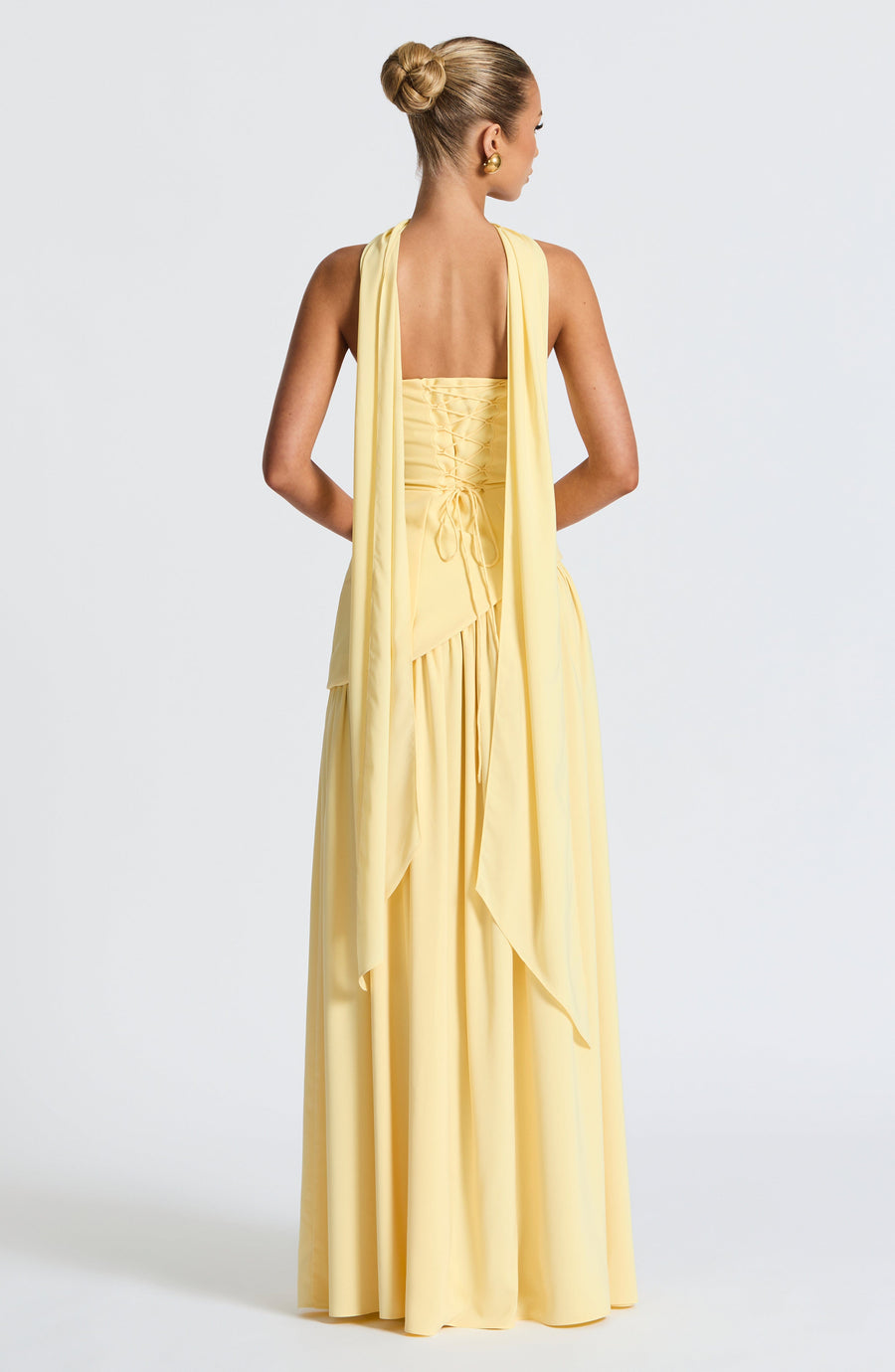 Luvrefashion | Lemon Maliyah Maxi Dress in XS - detail view
