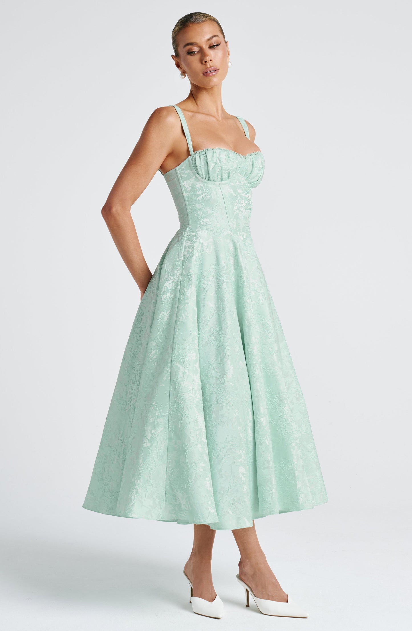 Luvrefashion | Mint Amity Midi Dress in XS - image 6