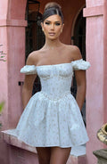 Minivestido con estampado floral Penelope Blush