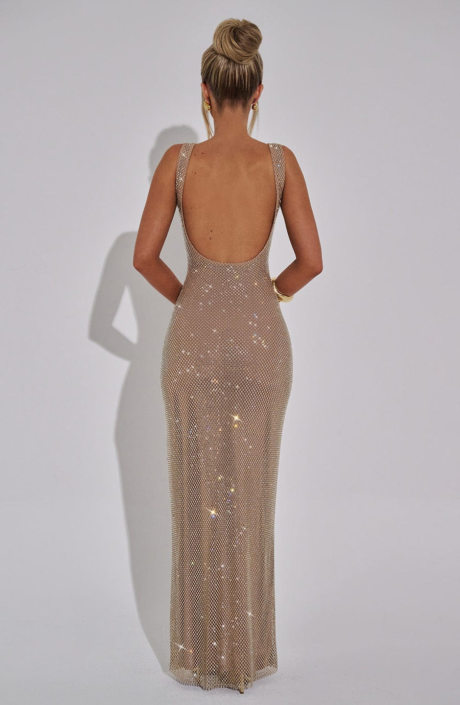 Luvrefashion | Petra Gold Maxi Dress in XS - image 10