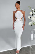 Vestido maxi Delia blanco