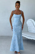 Vestido maxi Whitney azul