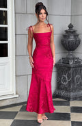 Vestido maxi rojo Whitney