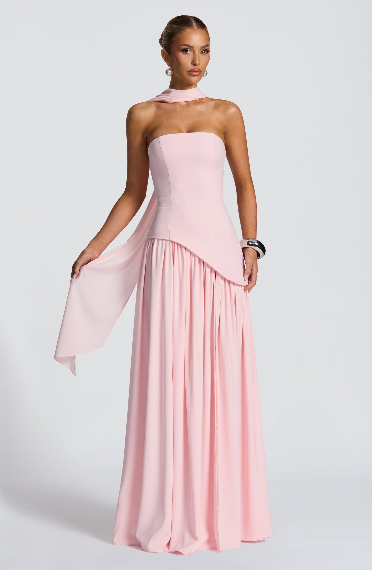 Vestido largo Sophia Blush para verano