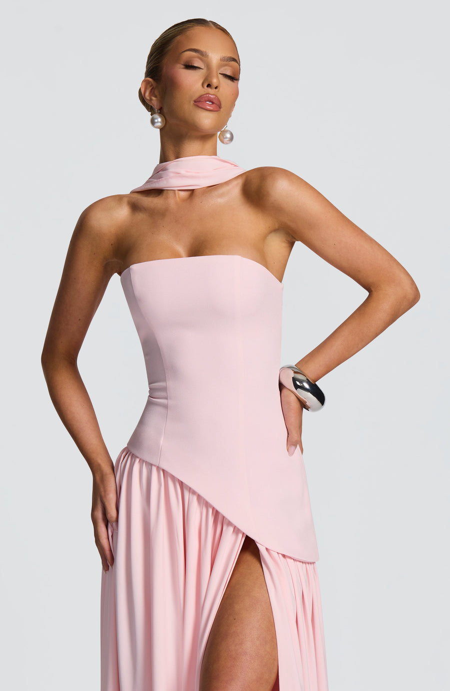 Vestido largo Sophia Blush para verano