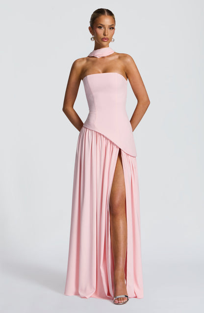 Vestido largo Sophia Blush para verano