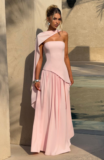Vestido largo Sophia Blush para verano