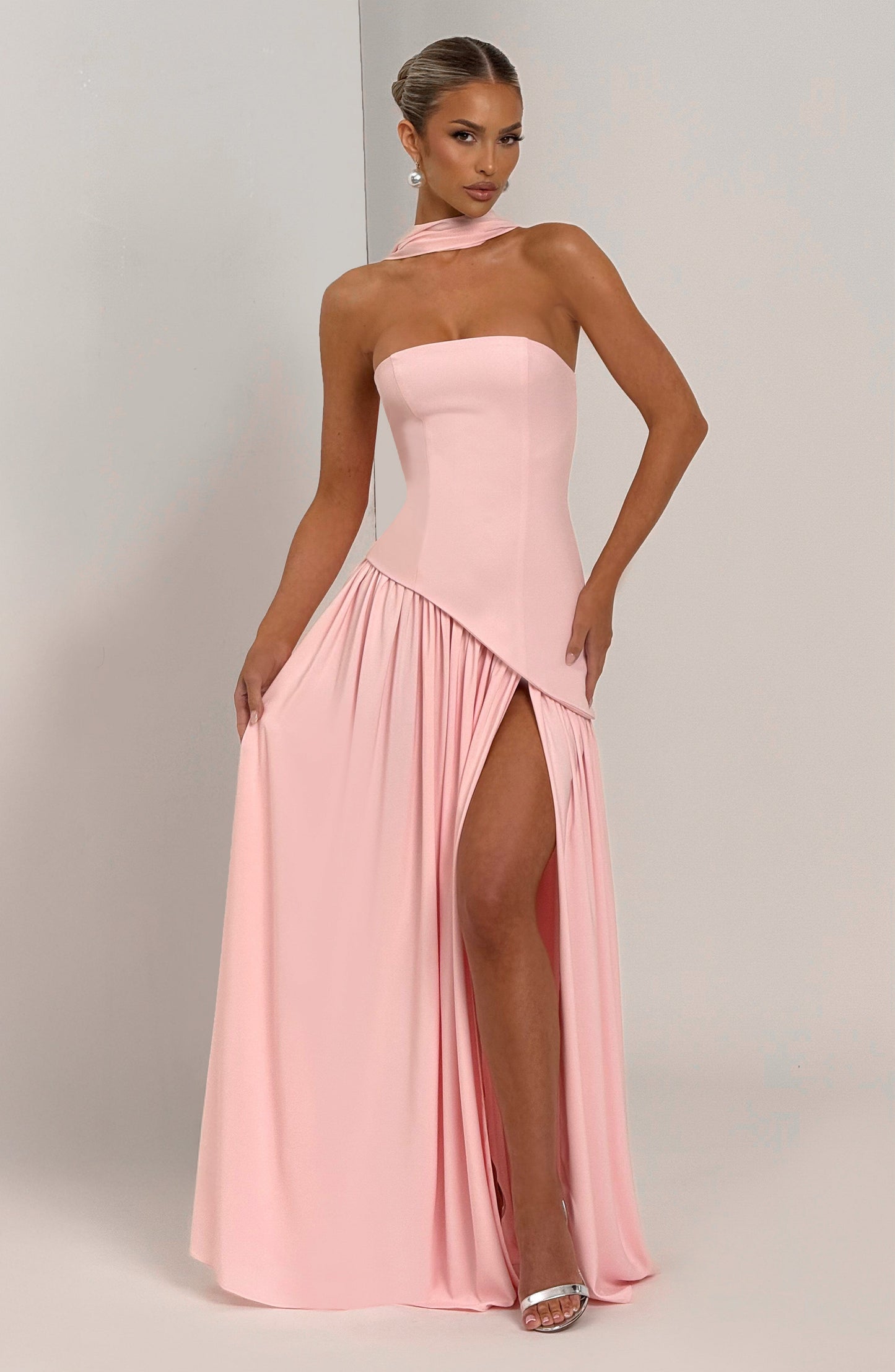 Vestido largo Sophia Blush para verano