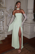Vestido largo de verano Sophia color menta