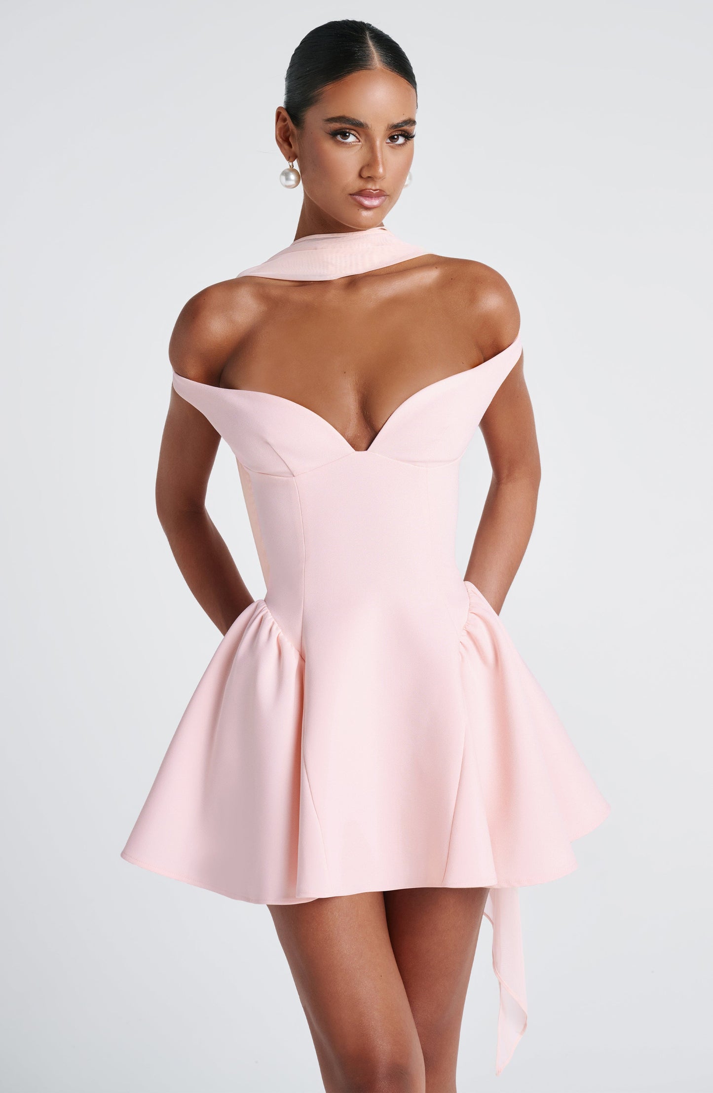 Minivestido Sophia Blush - Moda de verano linda