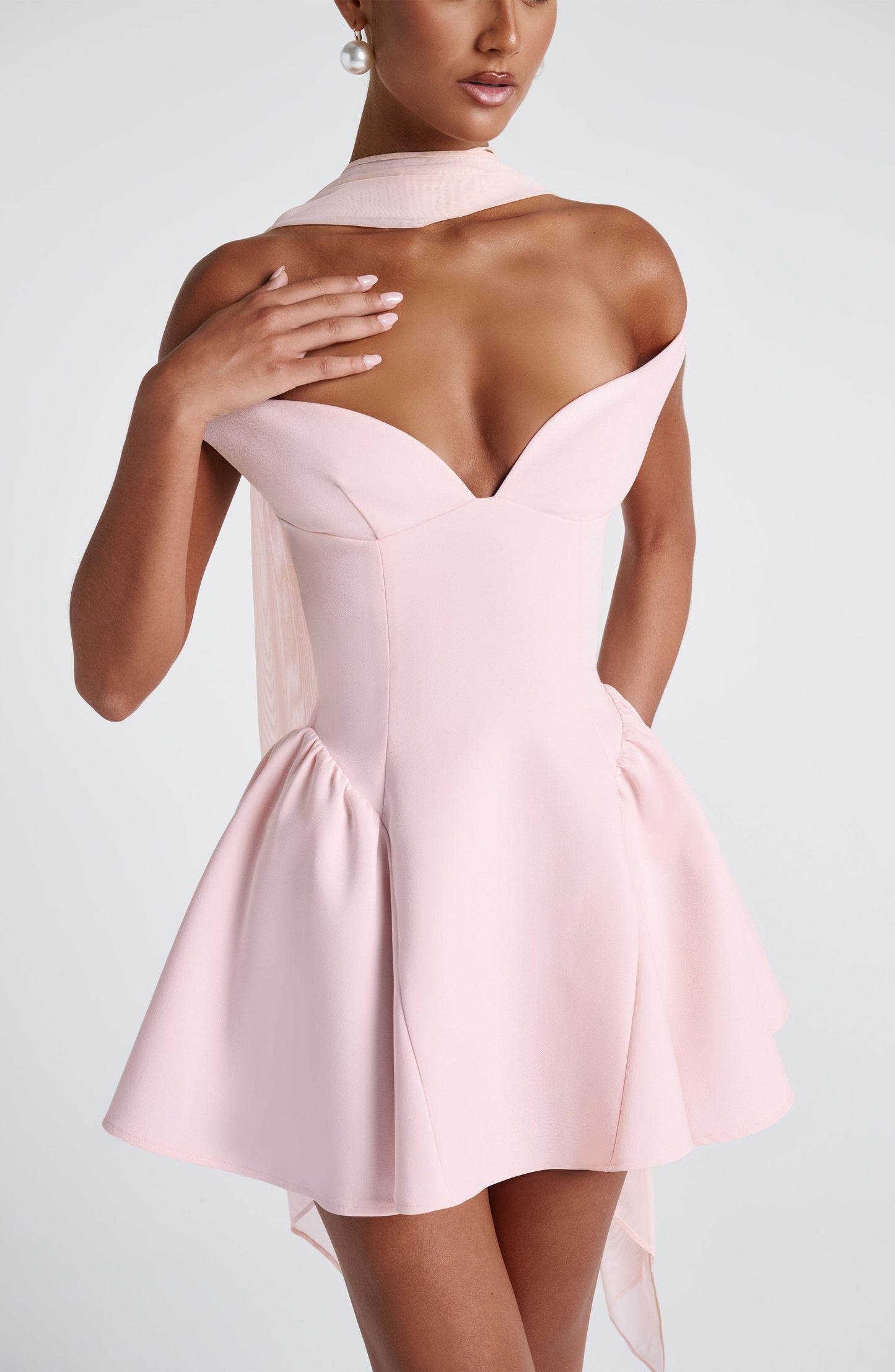 Minivestido Sophia Blush - Moda de verano linda