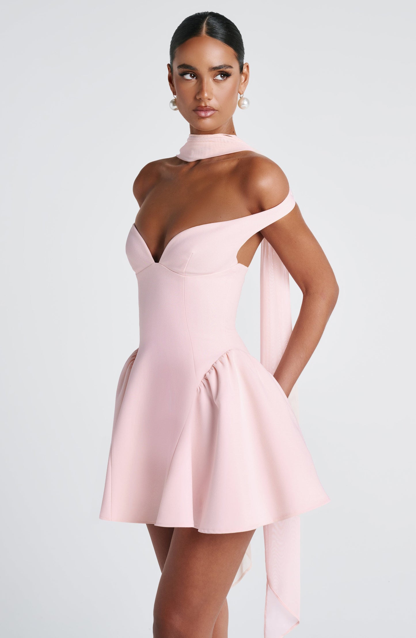 Minivestido Sophia Blush - Moda de verano linda