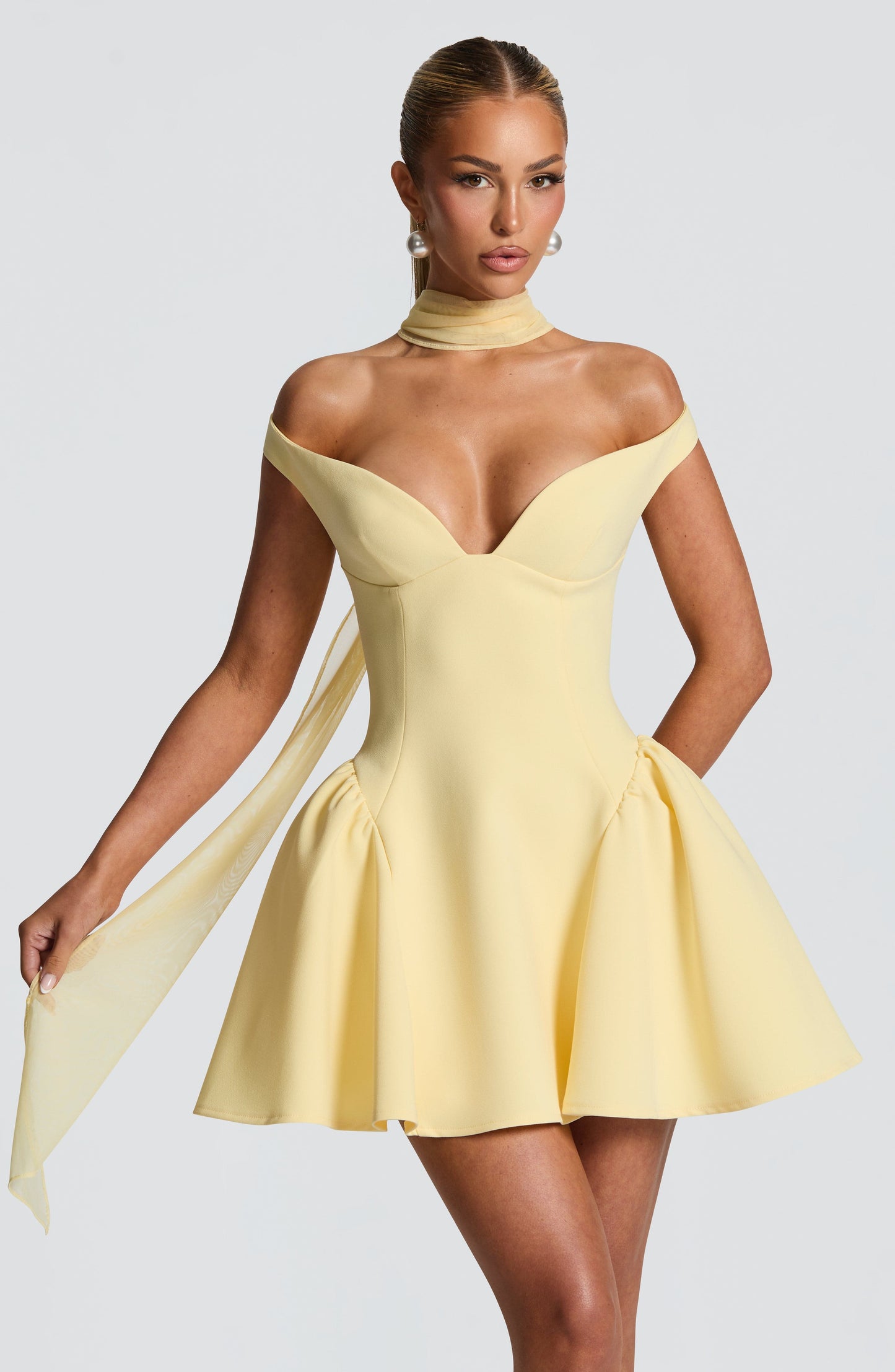 Minivestido Chloe Lemon para mujer
