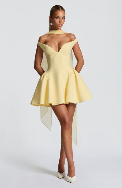 Minivestido Chloe Lemon para mujer