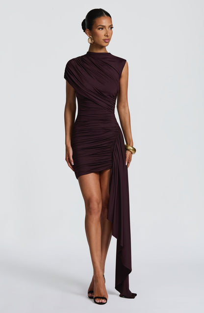 Minivestido Chloe Plum - Moda de verano linda