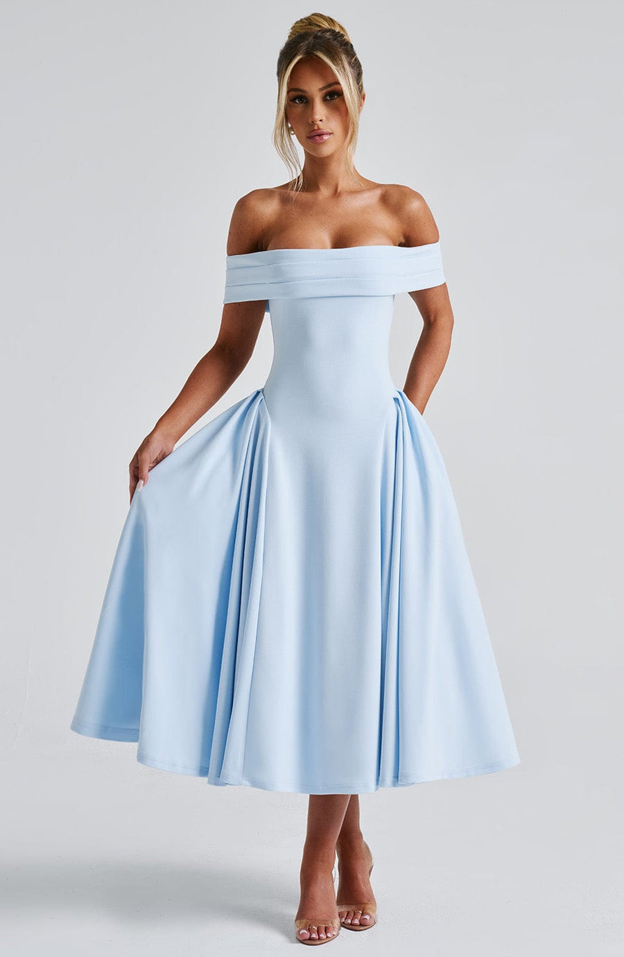 Vestido de verano midi Sophia Azul