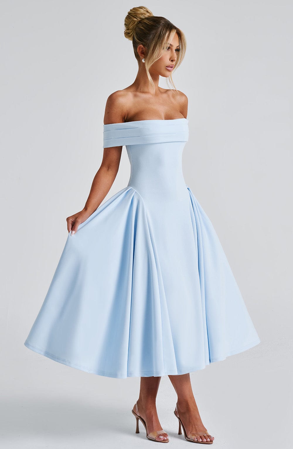 Vestido de verano midi Sophia azul
