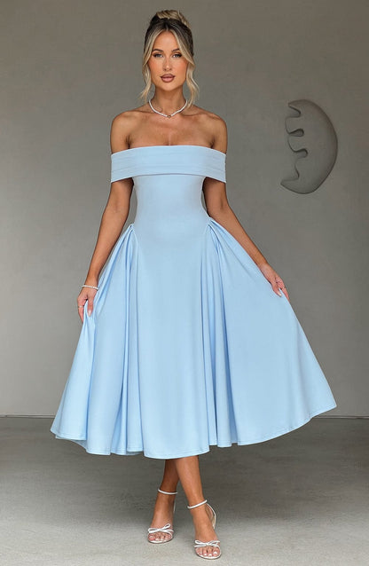 Vestido de verano midi Sophia Azul