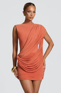 Minivestido Chloe Naranja Quemado
