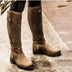 Clara | Botas altas elegantes para mujer - Beis