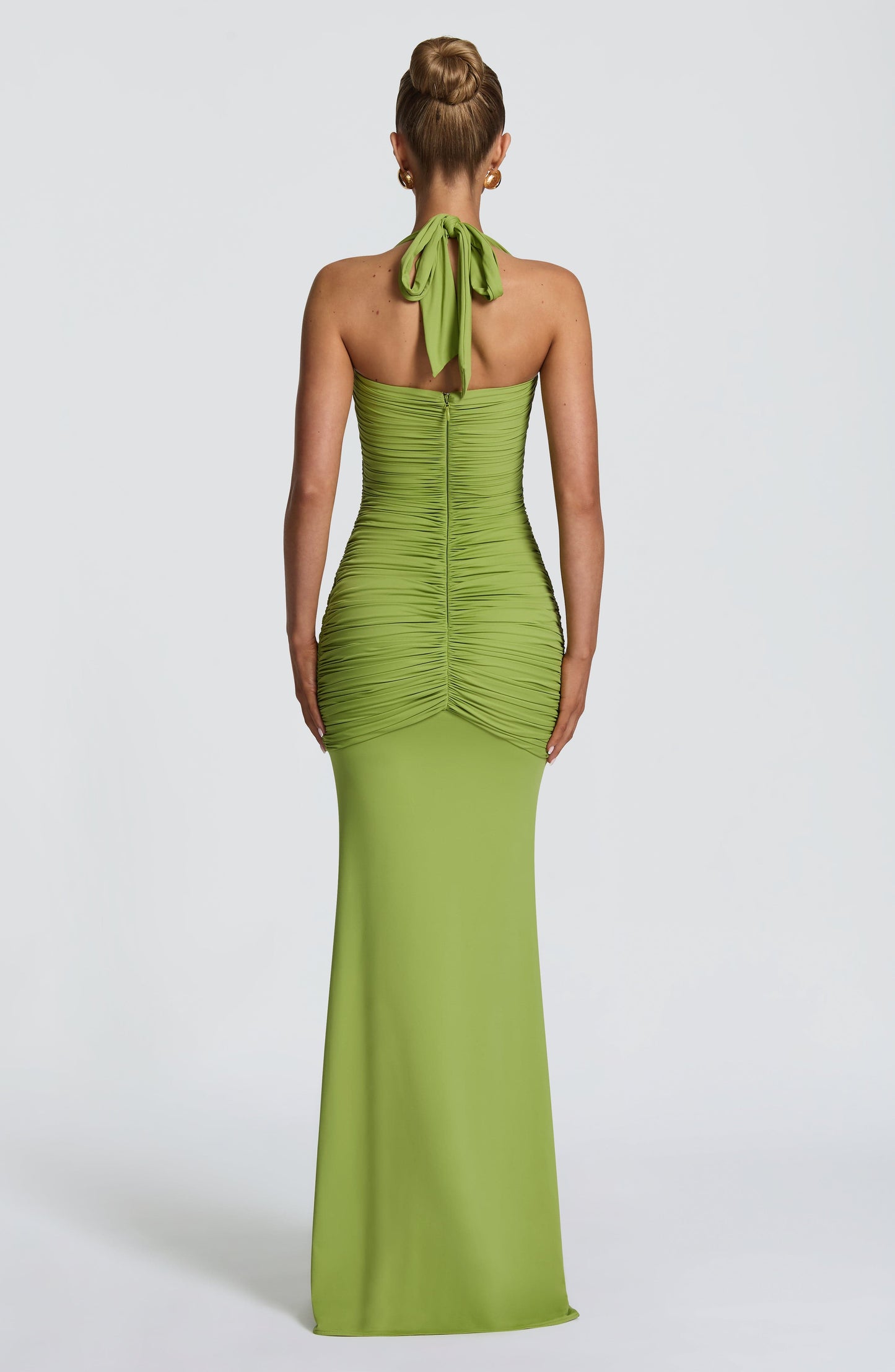 Vestido de verano maxi Sophia Olive