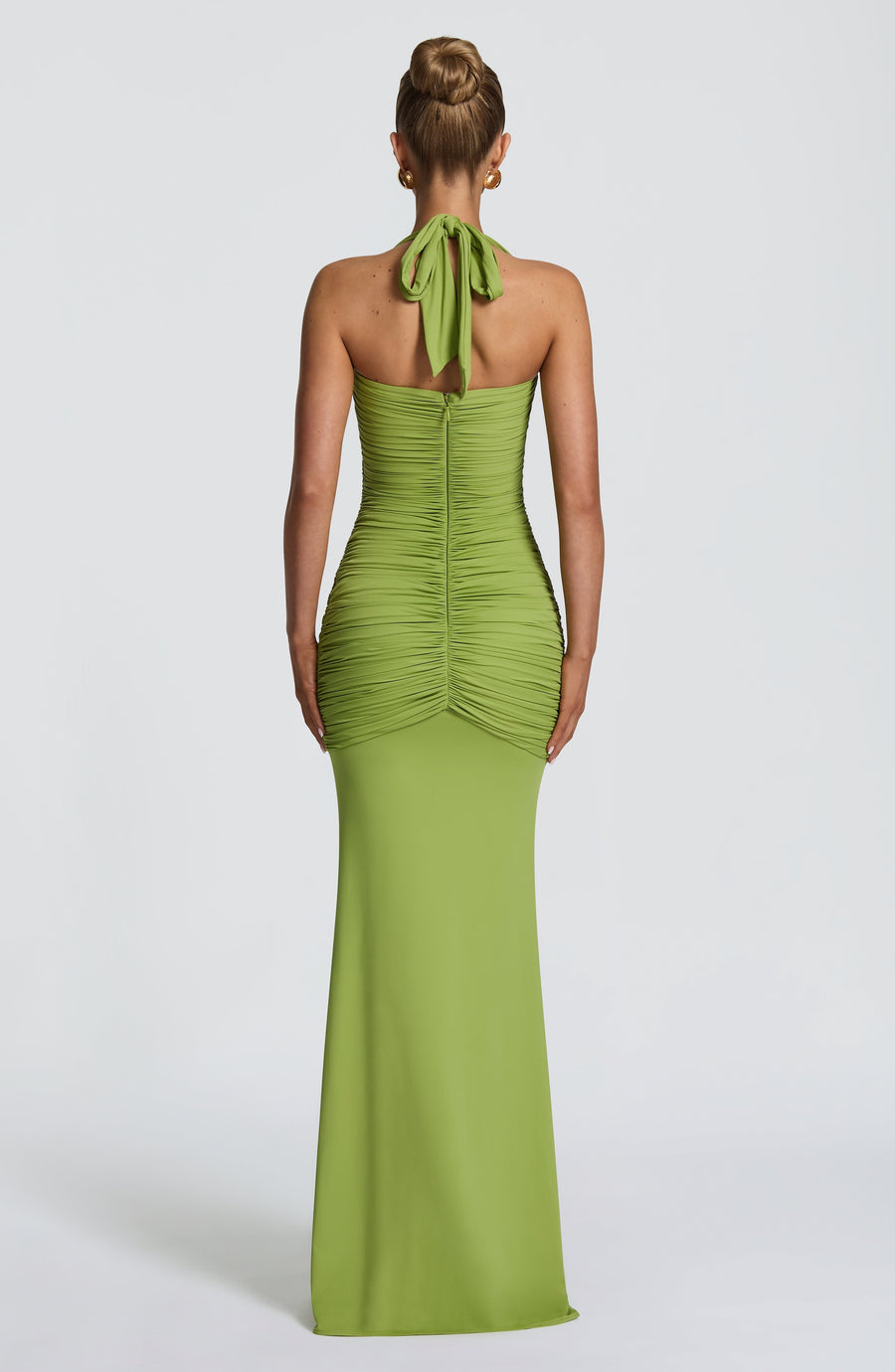 Vestido de verano maxi Sophia Olive
