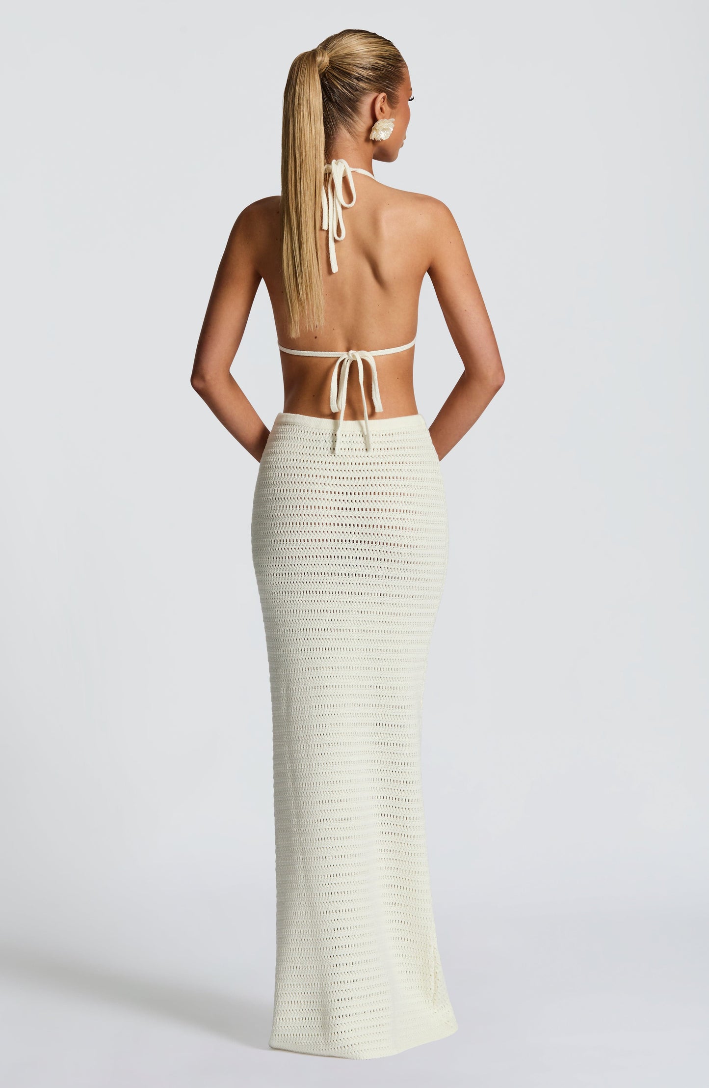 Top de verano Chloe Ivory para mujer