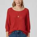 Jersey de mujer con cuello ancho