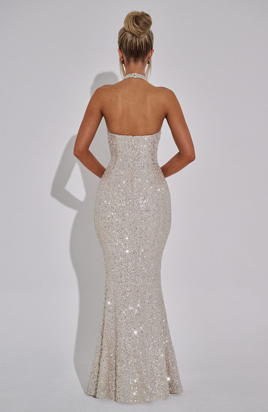 Vestido largo de verano Sophia Champagne